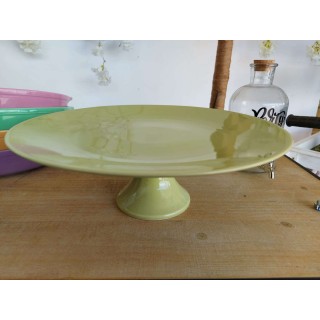 Alzata cm 34 colored verde Kaleidos | CarinCasa