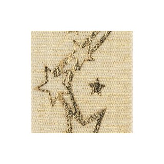 Nastro clio lurex 36 mm. panna e stelle oro 10 mt |…