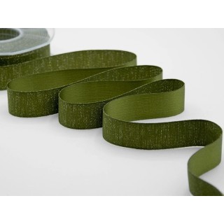 Nastro raso boutique lame' 16 mm verde muschio 20 mt |…
