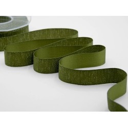 Nastro raso boutique lame' 16 mm verde muschio 20 mt
