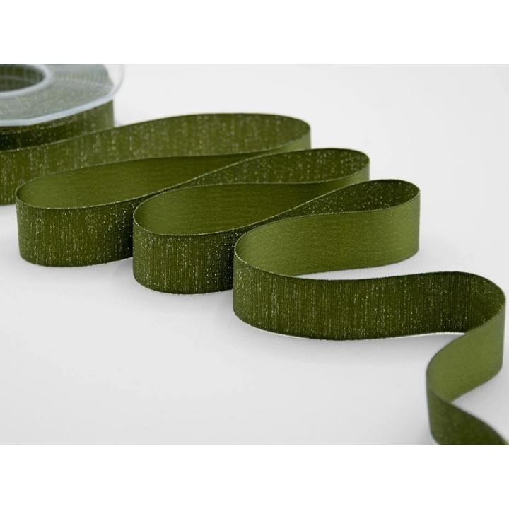 Nastro raso boutique lame' 16 mm verde muschio 20 mt |…