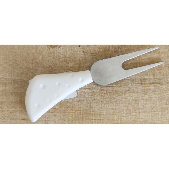 Coltello formaggio 2 punte parma bianco | CarinCasa