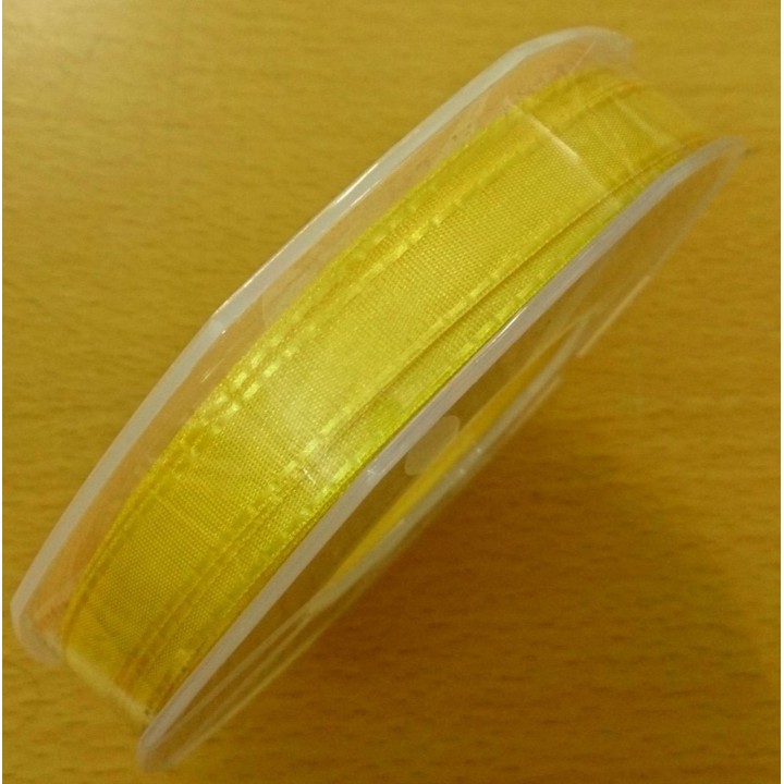Nastro taffeta' 15 mm giallo sole 50 mt | CarinCasa