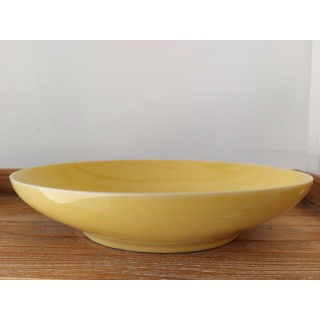 Piatto fondo ovale 25 cm giallo | CarinCasa