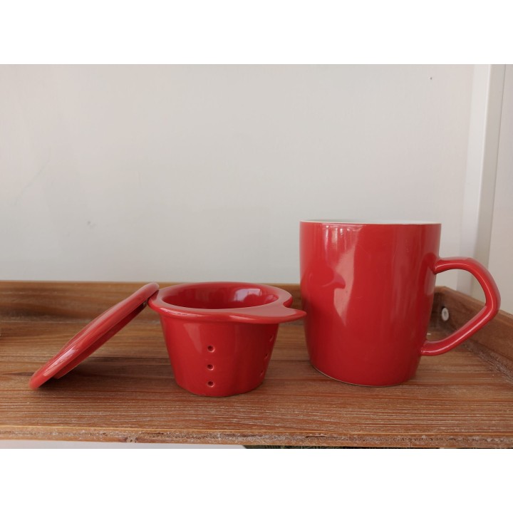 Tisaniera marrakech red Kaleidos 10x12 cm | CarinCasa