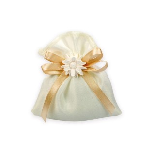 Sacchetto raso mini panna | CarinCasa