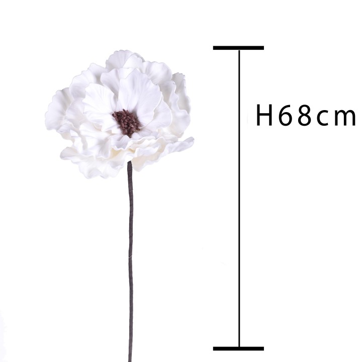 Peonia white 68 cm | CarinCasa