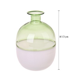 Vaso bottiglia rotondo cm.17 green