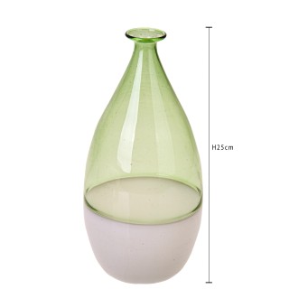Vaso bottiglia cm.25 green | CarinCasa