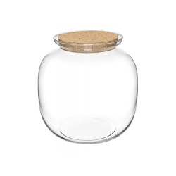 Barattolo c/tappo sughero 25xd.24,5 cm
