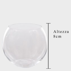 Sfera vetro trasp. D.10 h.8