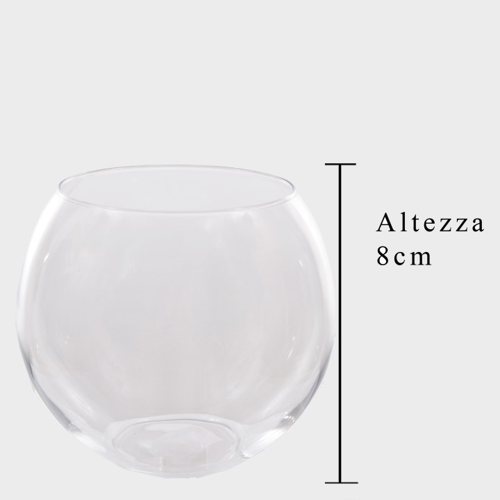 Sfera vetro trasp. D.10 h.8 | CarinCasa