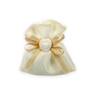 Sacchetto raso mignon panna | CarinCasa