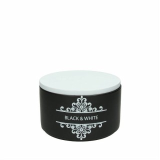 Biscottiera tonda black and white Tognana 18 x 10 cm |…