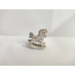 Cavallucio dondolo celeste pc.