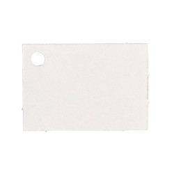 Targhetta bianca 50 x 34 mm