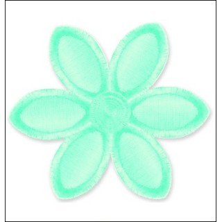 Chiudipacco perla margherita turchese 80 mm | CarinCasa