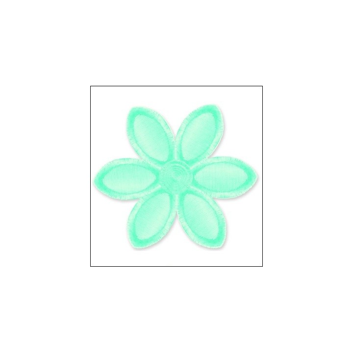 Chiudipacco perla margherita turchese 80 mm | CarinCasa