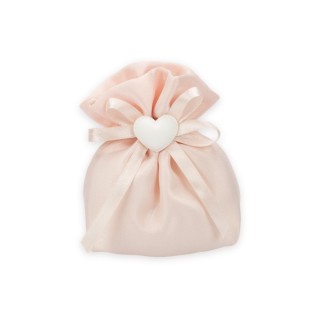 Sacchetto raso rosa cipria | CarinCasa