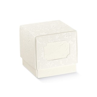 Fleur bianco 90 x 90 x 90 mm | CarinCasa