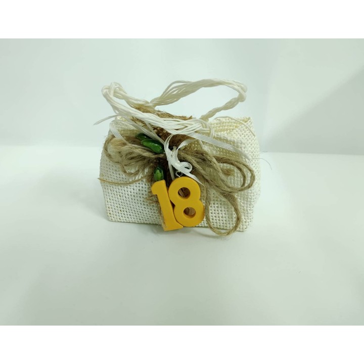 Borsetta grande rafia panna | CarinCasa