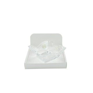 Ciotola punte cristallino 10x10x4,5 cm | CarinCasa