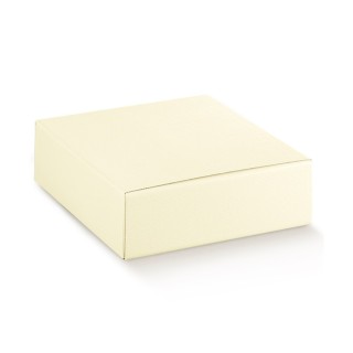 Scatola astuccio seta avorio 250 x 250 x 100 mm - 25x25x10…