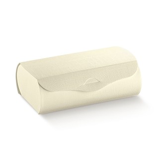 Couvette seta avorio 100 x 50 x 45 mm | CarinCasa