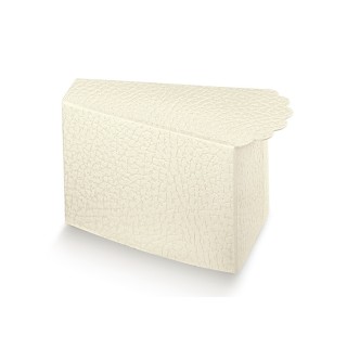 Fetta torta con pizzo pelle bianca 80 x 145 x 50 mm |…