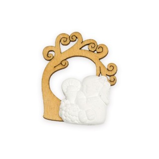Applicazione legno/gesso bimba *240-24 | CarinCasa