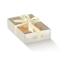 Scatola dolcezza coperchio trasparente 250 x 190 x 35 mm