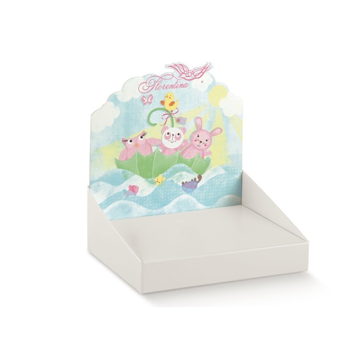 Espositore amici rosa 40 x 32 x 15 cm | CarinCasa