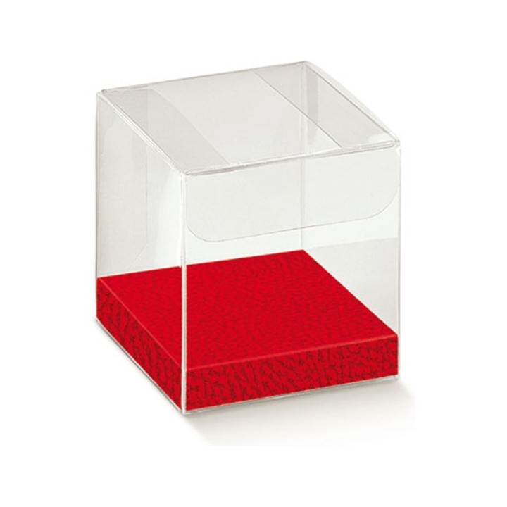 Fondo ria pelle rosso 40 x 40 mm | CarinCasa