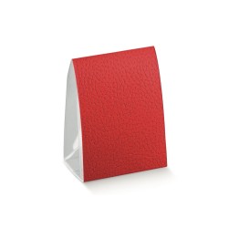 Vela pelle rosso 70 x 40 x 85 mm