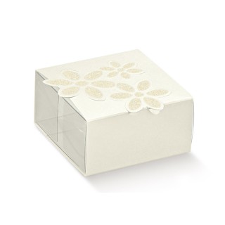 Astuccio fiore glitter 60 x 60 x 30 mm | CarinCasa