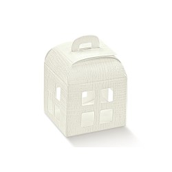 Lanterna tela bianca 80 x 80 x 105 mm