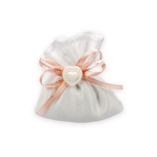 Sacchetto in raso mini bianco | CarinCasa