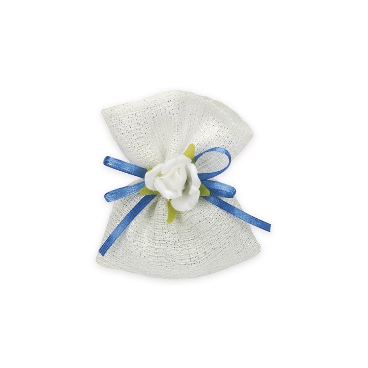 Sacchetto in cotone mini con brille bianco | CarinCasa