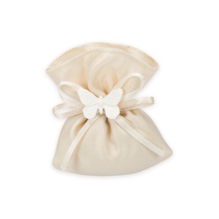 Sacchetto mini in raso biege | CarinCasa