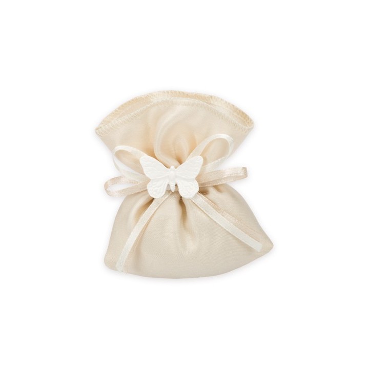 Sacchetto mini in raso biege | CarinCasa