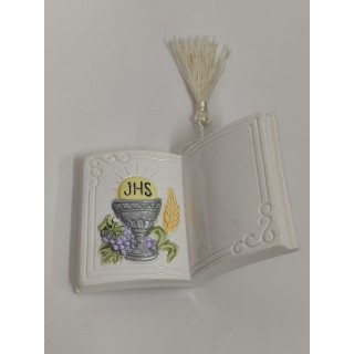 Libricino porcellana comunione 5,5 x 7,5 cm | CarinCasa
