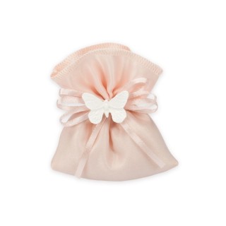 Sacchetto mini in raso rosa cipria | CarinCasa