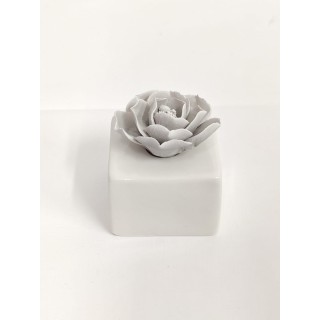 Profumatore cubetto grigio 6 x 6 x 7,5 cm | CarinCasa