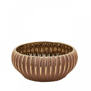 Vaso a righe bombato 22 x 9 cm | CarinCasa