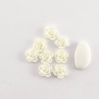 Rosellina bianca piccola 15 mm | CarinCasa