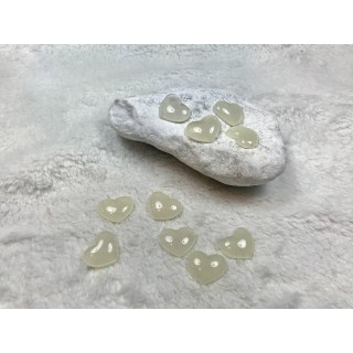Cuore piccolo avorio 18 x 15 mm | CarinCasa