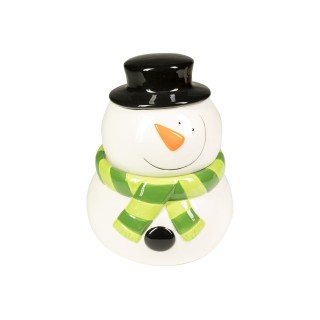 Biscottiera snowman 15 x 20 cm | CarinCasa