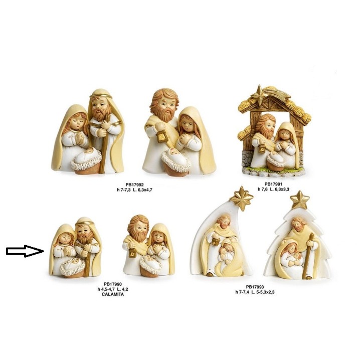 Natività spiritosi 2 assortiti 4,7 cm | CarinCasa