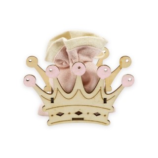 Scatola corona c/lucchetto *48-6 rosa | CarinCasa