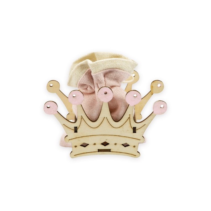 Scatola corona c/lucchetto *48-6 rosa | CarinCasa